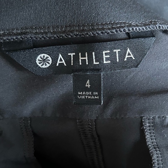 ATHLETA Soho Cropped Jogger Pants in Black Arbor Olive Green Size 4 - Picture 14 of 16